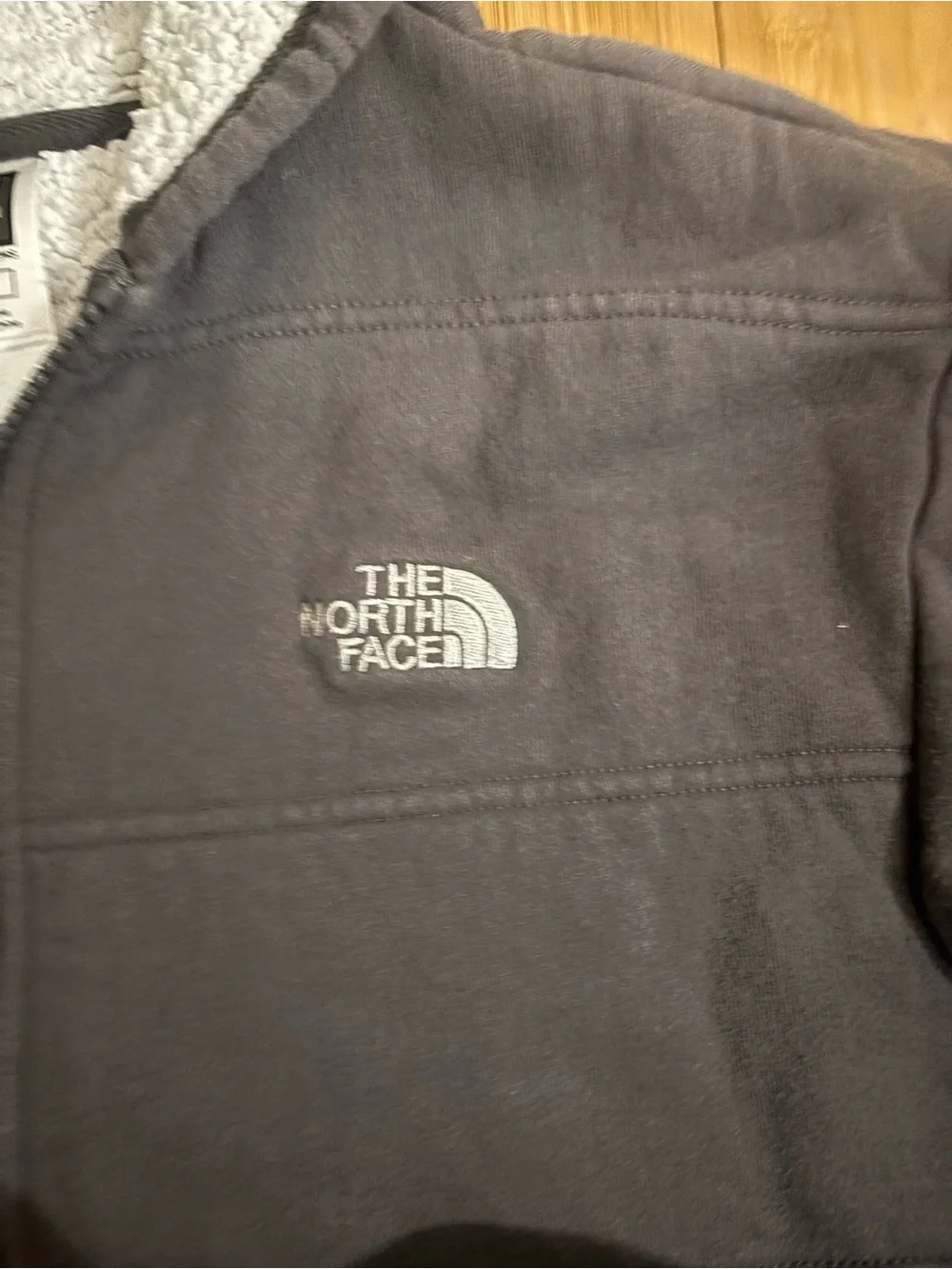 The North Face Kids Black Zip-Up Hooded Sweatshirt Jacket